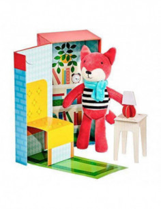 Frances The Fox In The Library Playset