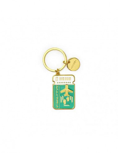 Enamel Key Ring - What A Key Ring - Travel