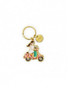 Enamel Key Ring - What A Key Ring - Scooter