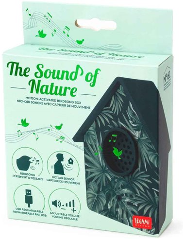 The Sound Of Nature - Motion Activated Birdsong Box