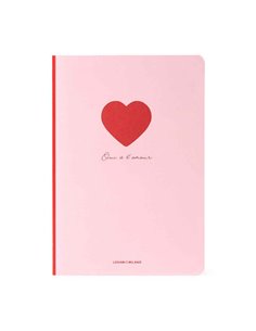 Notebook - Quaderno - Medium Lined - Heart