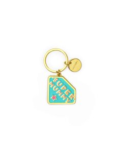 Enamel Key Ring - What A Key Ring - Super Mummy