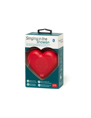 Shower Speaker Water Resistant - Singing In The Shower - Heart