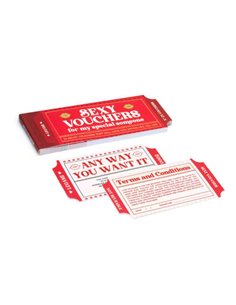 Book Of 24 Vouchers - Sex Vouchers -  Sex