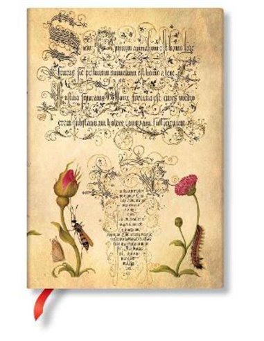 Flemish Rose Hardcover Midi Lined Journal