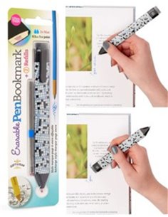 Erasable Pen Bookmark + 2 Refills - Crossword
