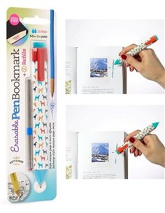 Erasable Pen Bookmark + 2 Refills - Dogs