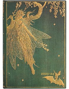 18 Month Planner 2023-2024 Olive Fairy Lang's Fairy Books Week At A Time Horizontal Midi