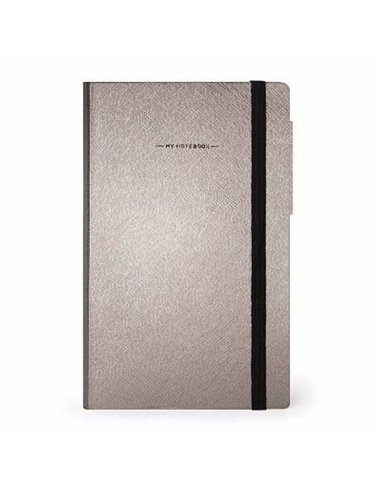 My Notebook Medium Lined Grey Diamond