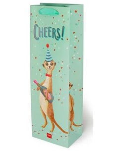 Gift Bag Bottle - Cheers