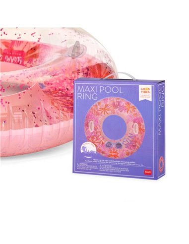 Inflatable Maxi Pool Ring - Tropical