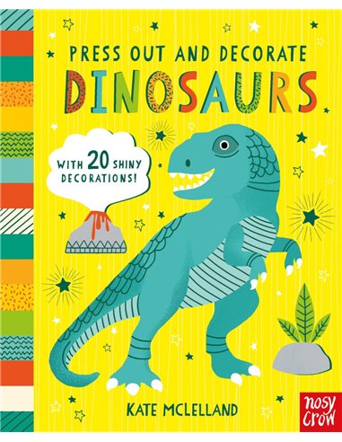 Press Out And Decorate Dinosaurs