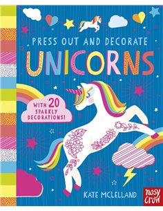 Press Out And Decorate Unicorns