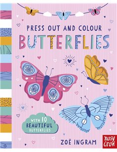 Press Out And Colour Butterflies