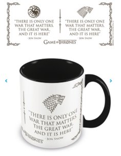 Game Of Thrones (war) Black Coloured Inner Mug