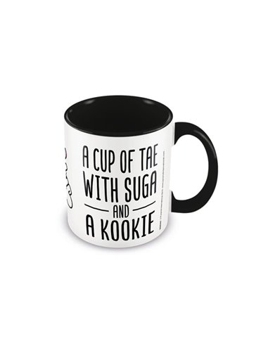 K-Pop (a Cup Of Tae) Black Coloured Inner Mug