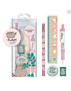 Pusheen (botanical) Stationery Set