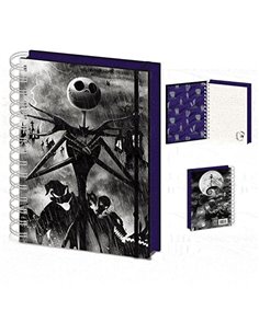 Nightmare Before Christmas (seriously Spooky) A5 3d Notebook