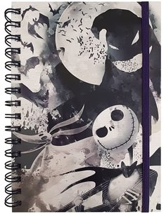 Nightmare Before Christmas (water Colour) A5 Wiro Notebook