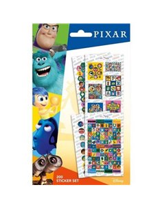 Pixar (character Collection) 200 Sticker Set