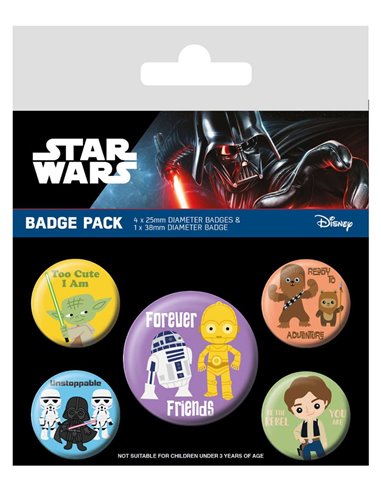 Stars Wars (chibi) Badge Pack