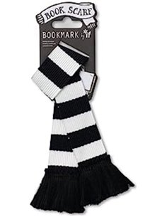 Book Scarf Bookmark - Black & White