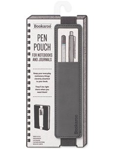 Bookaroo Pen Pouch For Book Charcoal