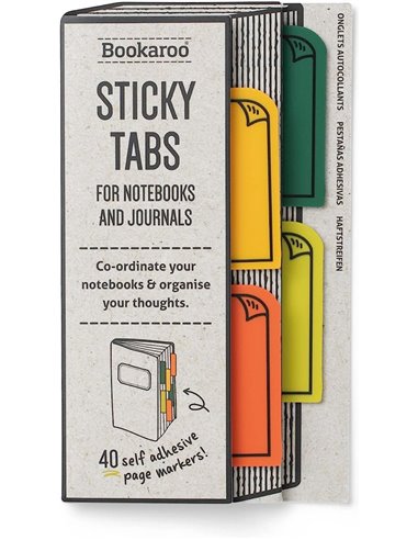 Bookaroo Sticky Tabs - Greens