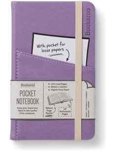 Bookaroo Pocket Notebook (a6) Journal - Aubergine