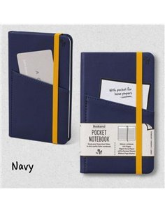 Bookaroo Pocket Notebook (a6) Journal - Navy