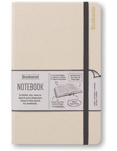 Bookaroo Notebook (a5) Journal - Cream