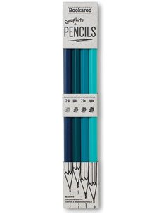 Bookaroo Graphite Pencil - Blues