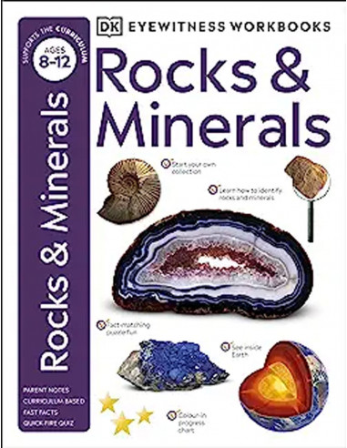 Rocks & Minerals (eyewitness Workbooks) Ages 8-12
