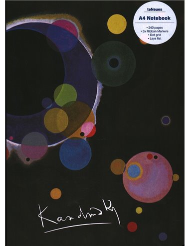 Several Circles Kandinsky A4 Notebook