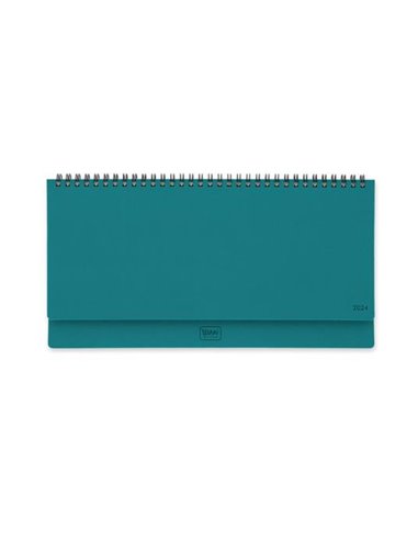 12-Month Diary - 2024 - Desk Planner - Green