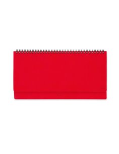 12-Month Diary - 2024 - Desk Planner - Red