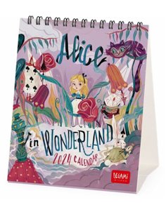 Desk Calendars - 2024 Desk Calendar - Alice Inwonderland - Book Lover's