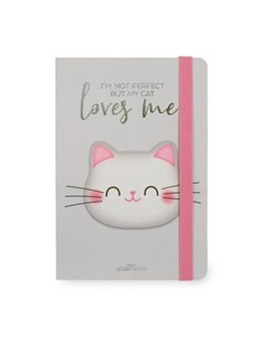 12-Month Diary - 2024 Medium Weekly Diary With Notebook - Kitty