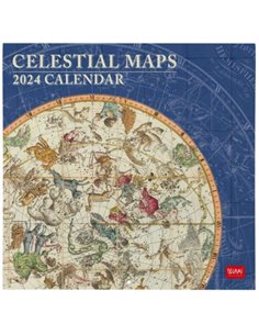 2024 Wall Calendar - Celestial Maps