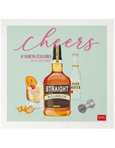 2024 Wall Calendar - Cheers