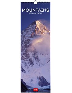 2024 Wall Calendar - Mountains