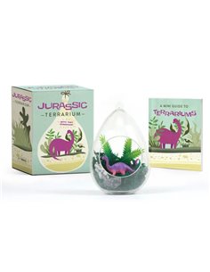 Jurassic Terrarium With Tiny Dinosaur