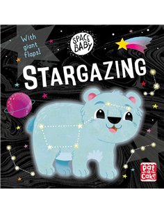 Space Baby: Stargazing: A Board Book With Giant ToucH-AnD-Feel Flaps!