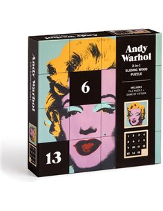 Andy Warhol 2-1 Sliding Wood Puzzle