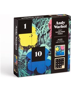 Andy Warhol 2-IN-1 Sliding Wood Puzzle