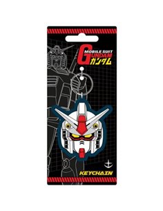 Gundam (model Rx 78 2) Rubber Keychain