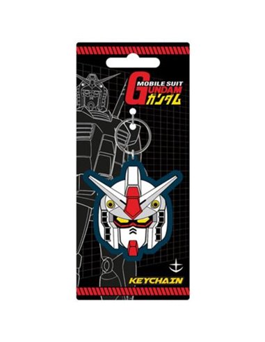 Gundam (model Rx 78 2) Rubber Keychain