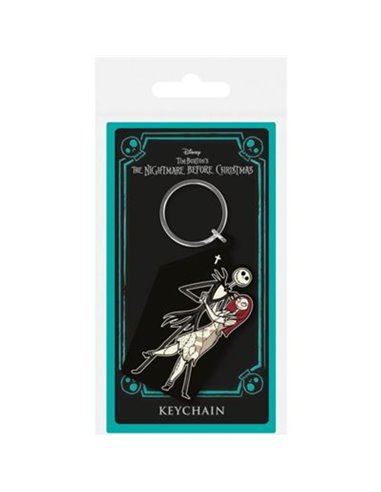 The Nightmare Before Christmas (jack & Sally Coffin) Pvc Keychain