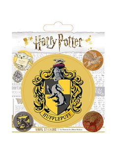 Harry Potter (colourful Crest Hufflepuff) Vinyl Stickers