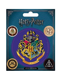 Harry Potter (colourful Crest Hogwarts) Vinyl Sticker